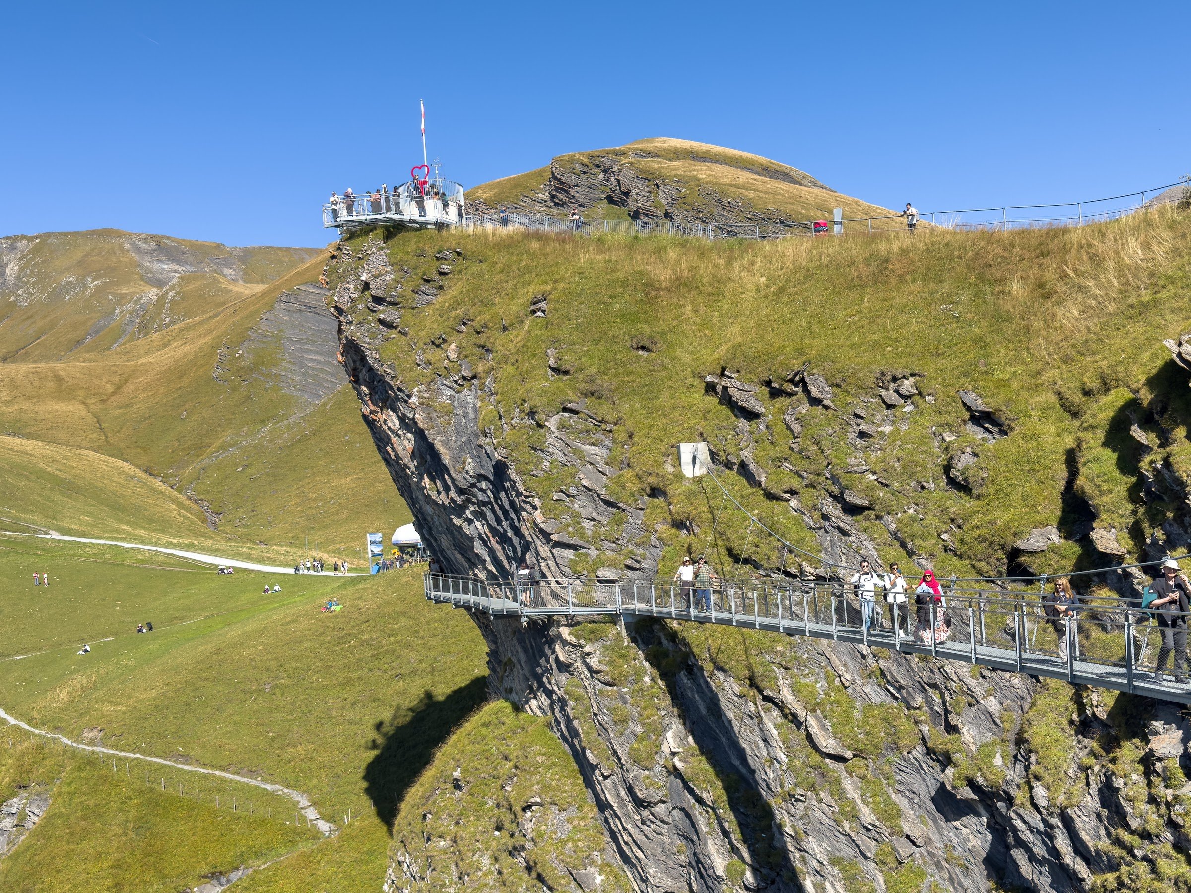 First Cliff Walk by Tissot (Grindelwald First)